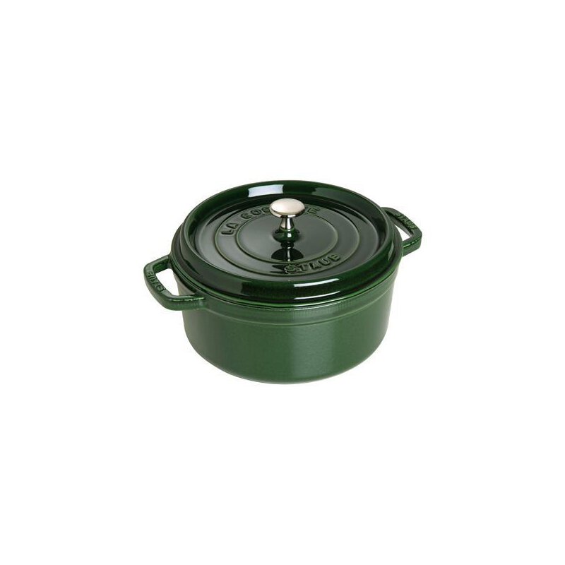 Staub Cocotte basilikumgrün 26 cm rund 5 2 l