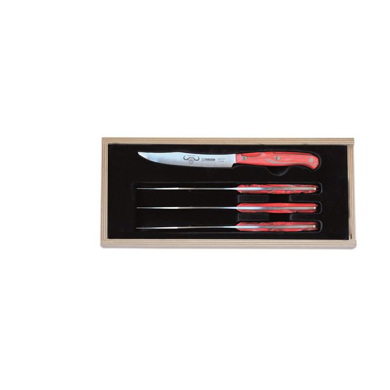 Steakmesser PremiumCut Red Diamond 4er Set